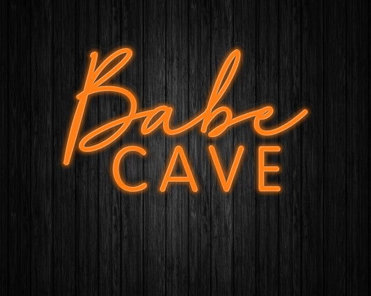 Babe Cave Neon Sign