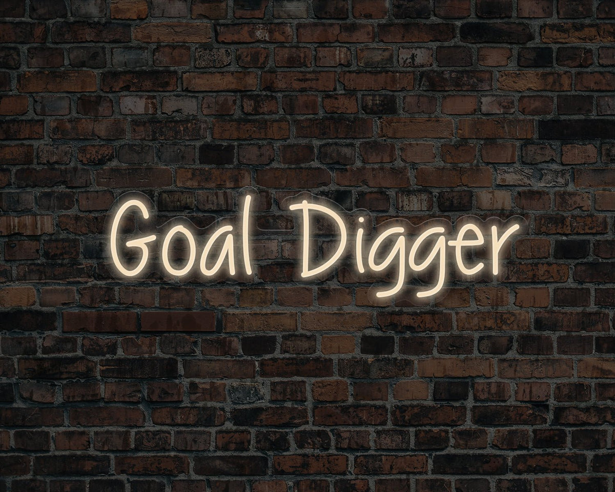 Goal Digger Neon Sign