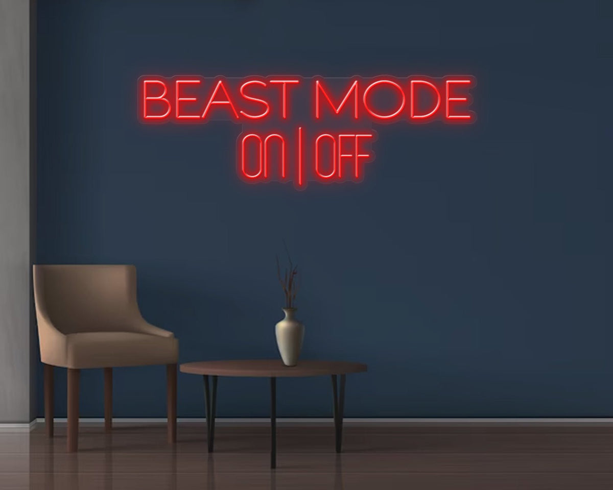 Beast Mode Neon Sign