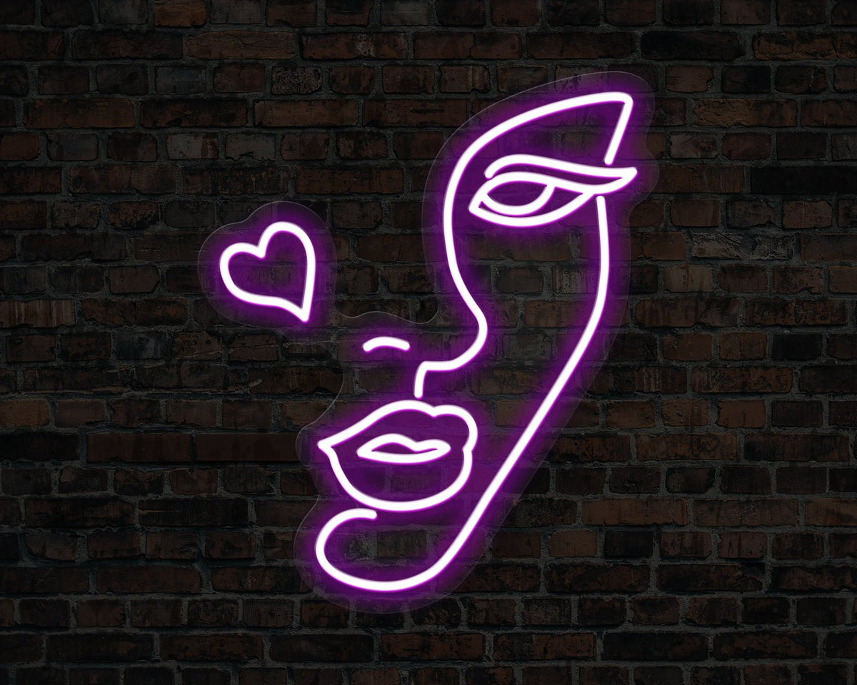 Cheeky Heart Neon Sign