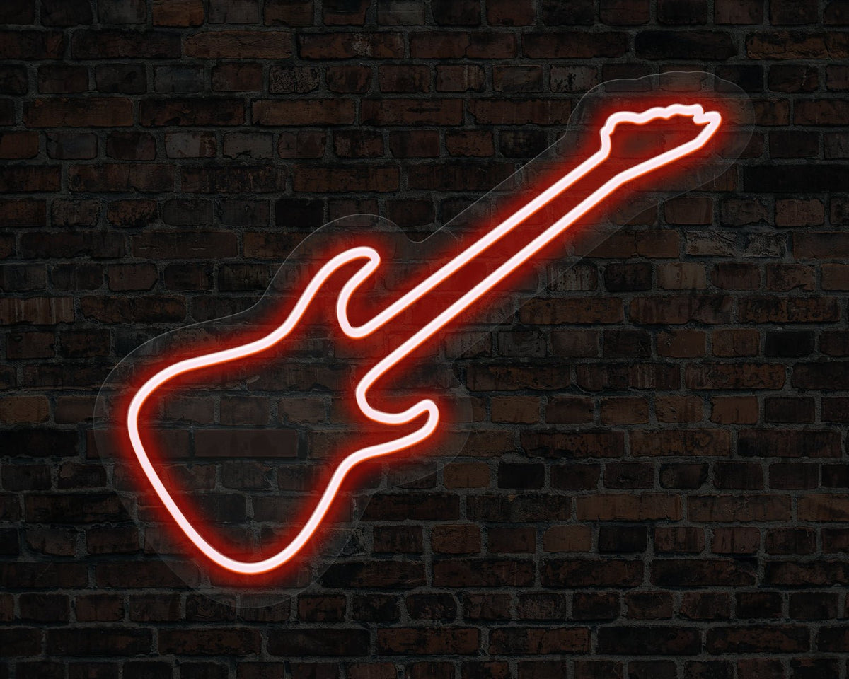 Guitar Neon Sign