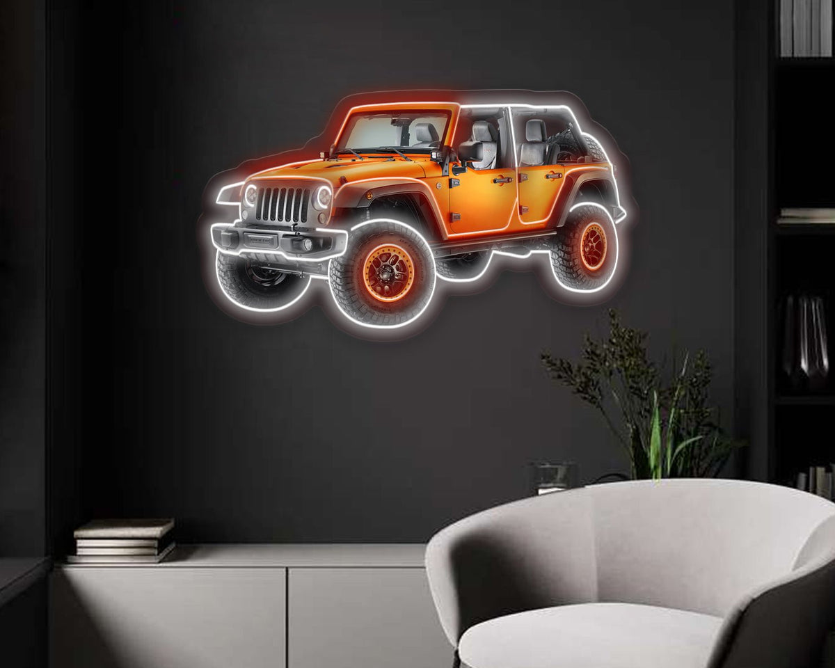 Jeep Car Neon Sign