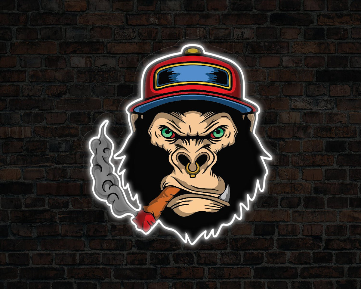 Naughty Monkey Neon Sign