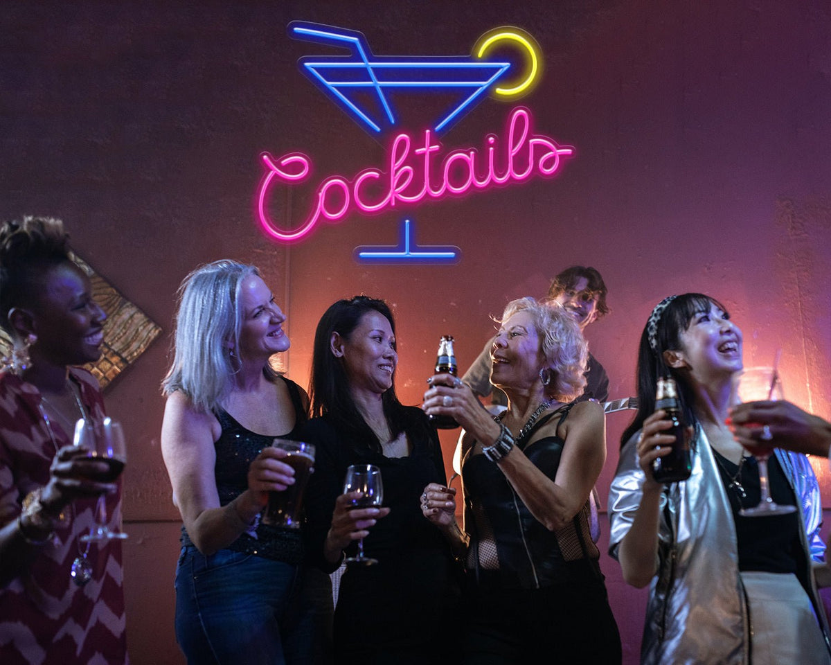 Cocktails Neon Sign