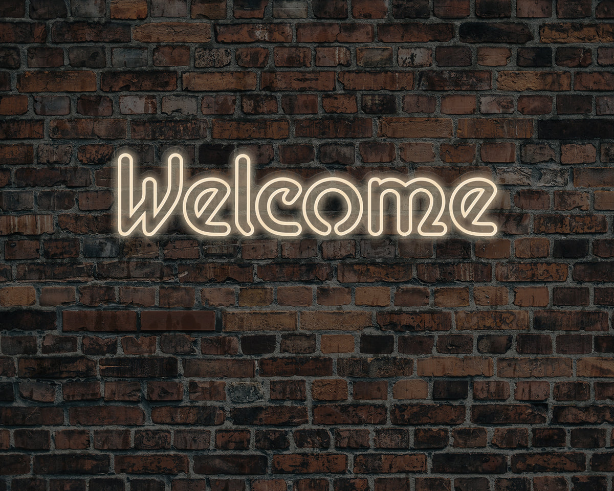 Welcome Neon Sign