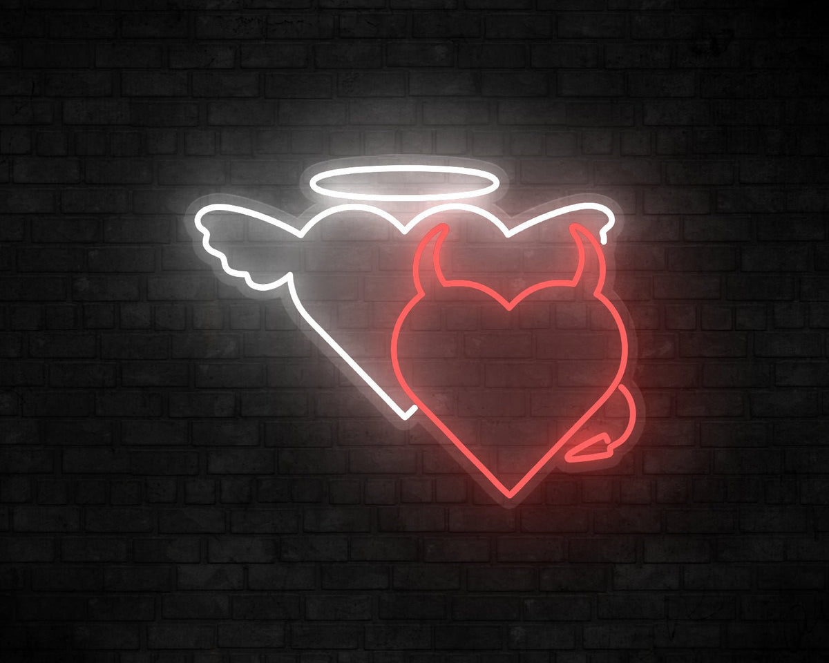 Angel & Devil Neon Sign