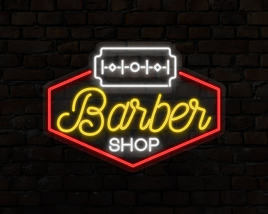 Barber Shop Neon Sign