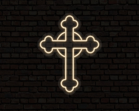 Cross Neon Sign