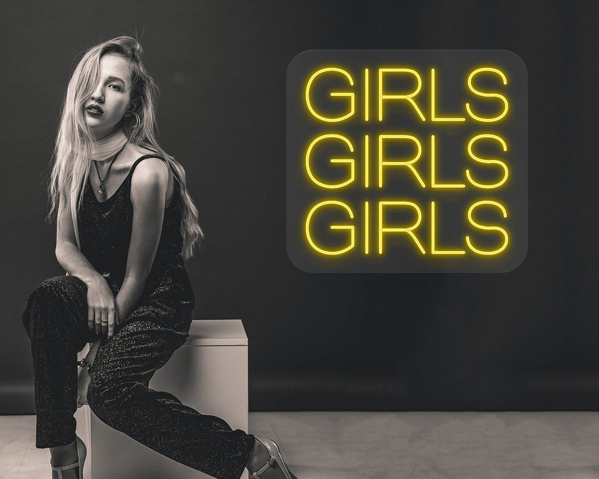 Girls Neon Sign