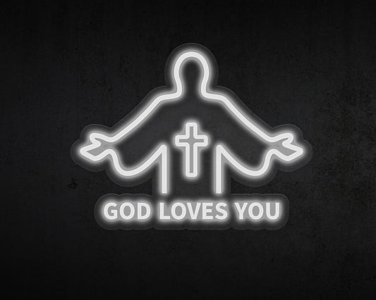 God Loves You Neon Sign