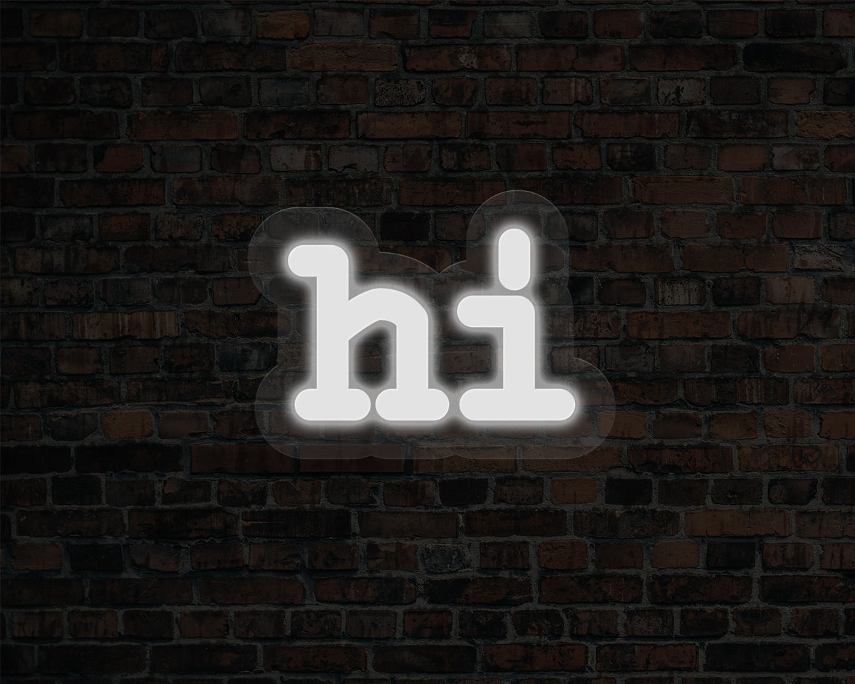 Hi Neon Sign
