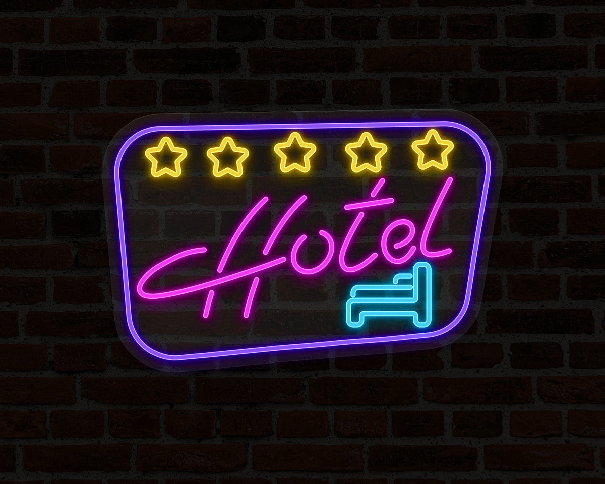 Hotel Neon Sign