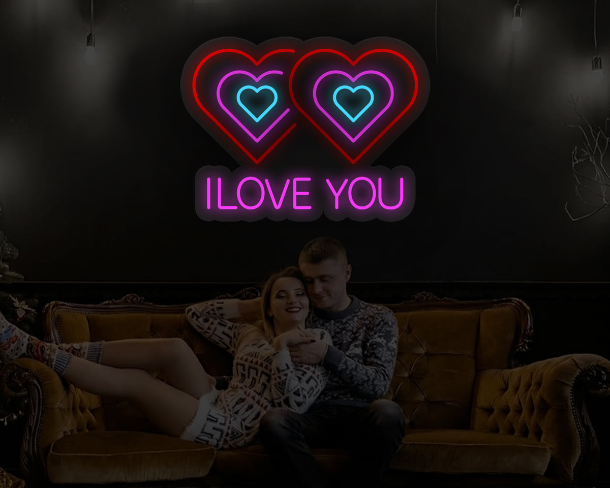 I Love You Neon Sign
