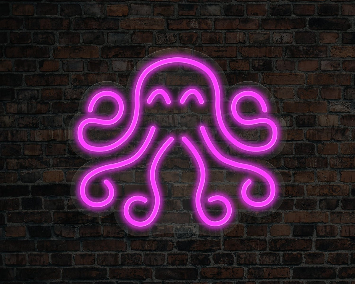 Octopus Neon Sign