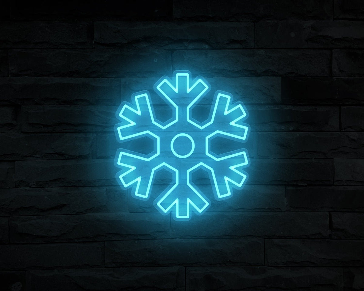 Snowflake Neon Sign