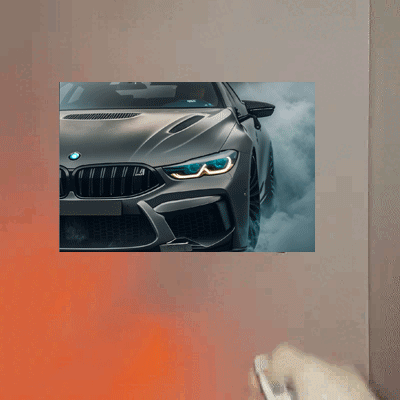 BMW M4 Front Car Neon Sign