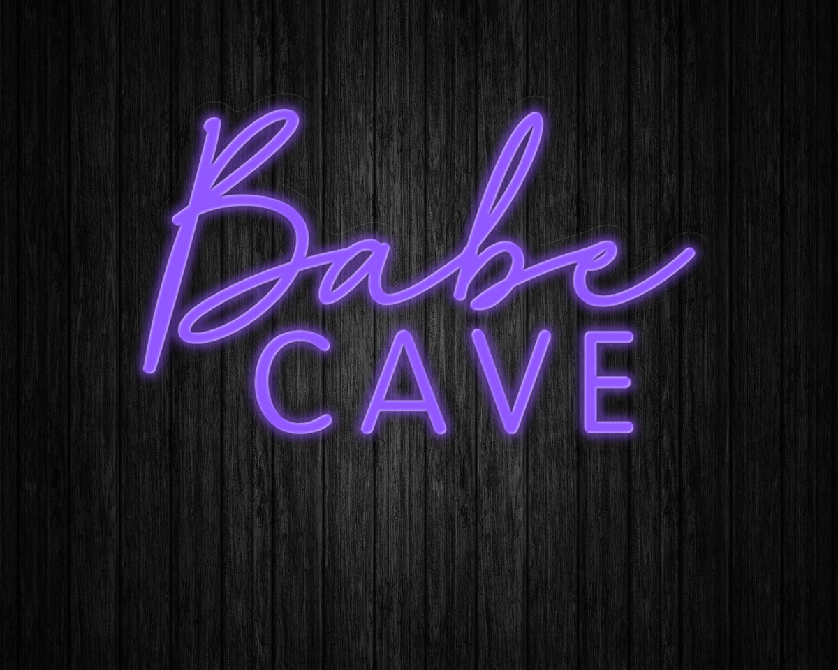 Babe Cave Neon Sign