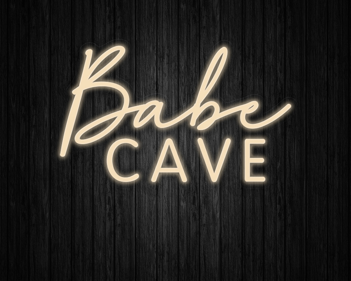 Babe Cave Neon Sign