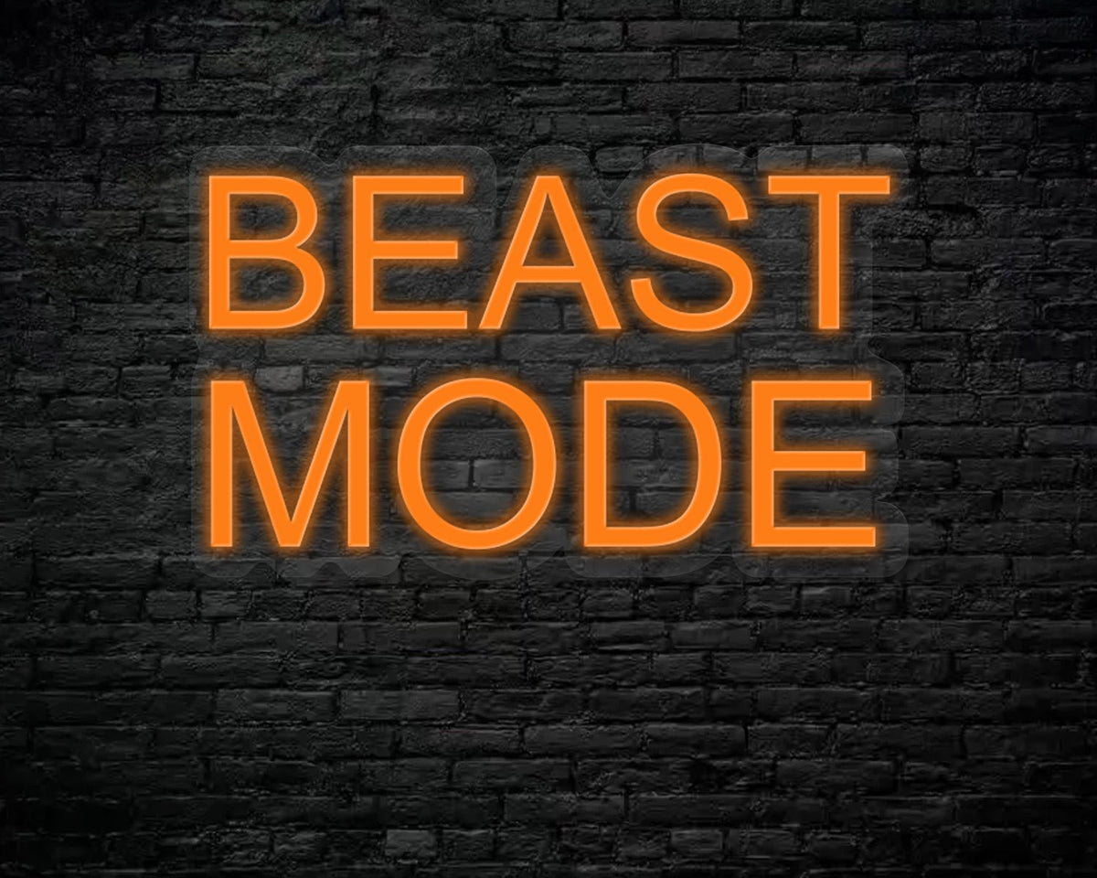 Beast Mode Neon Sign