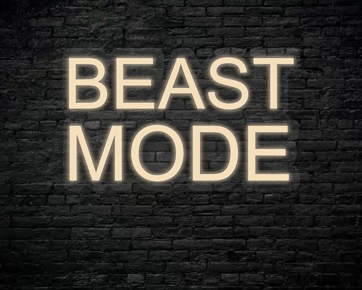 Beast Mode Neon Sign