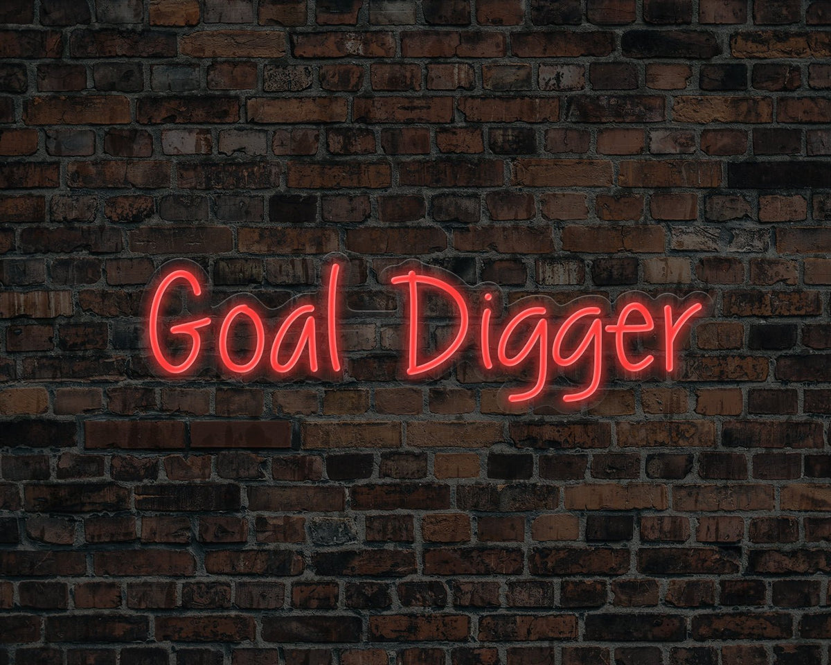 Goal Digger Neon Sign