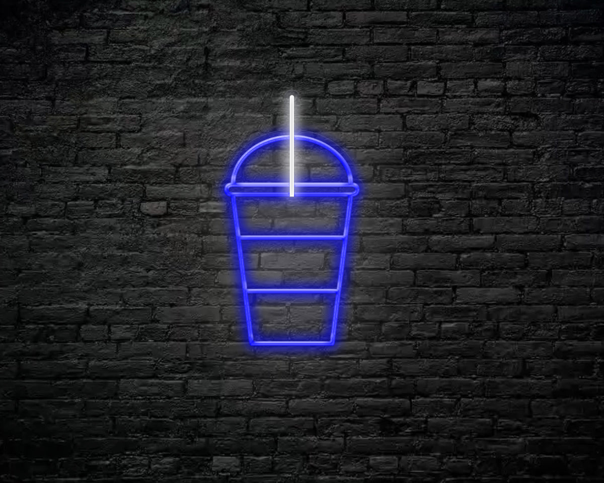 Drink Cup Neon Sign