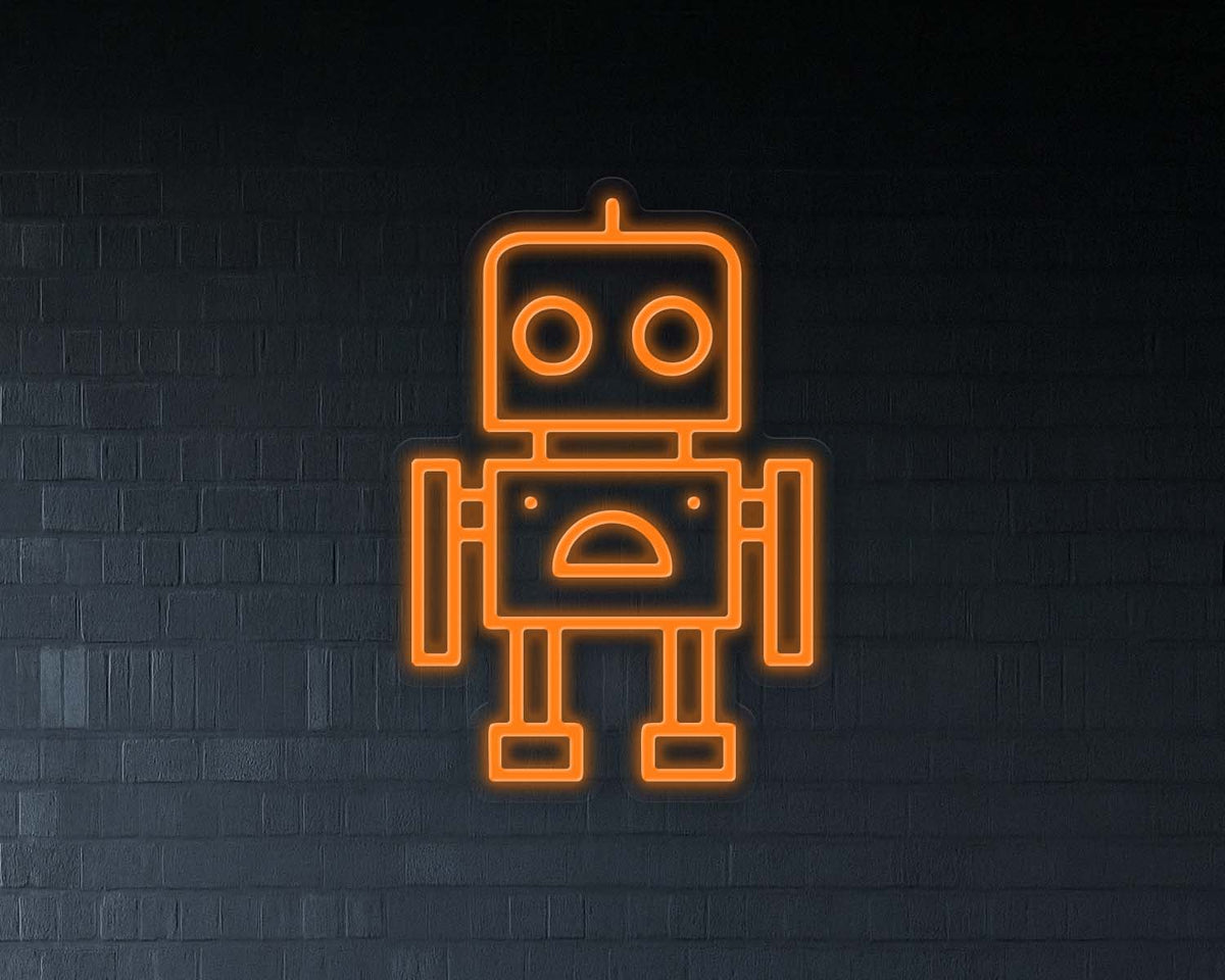 Robot Neon Sign