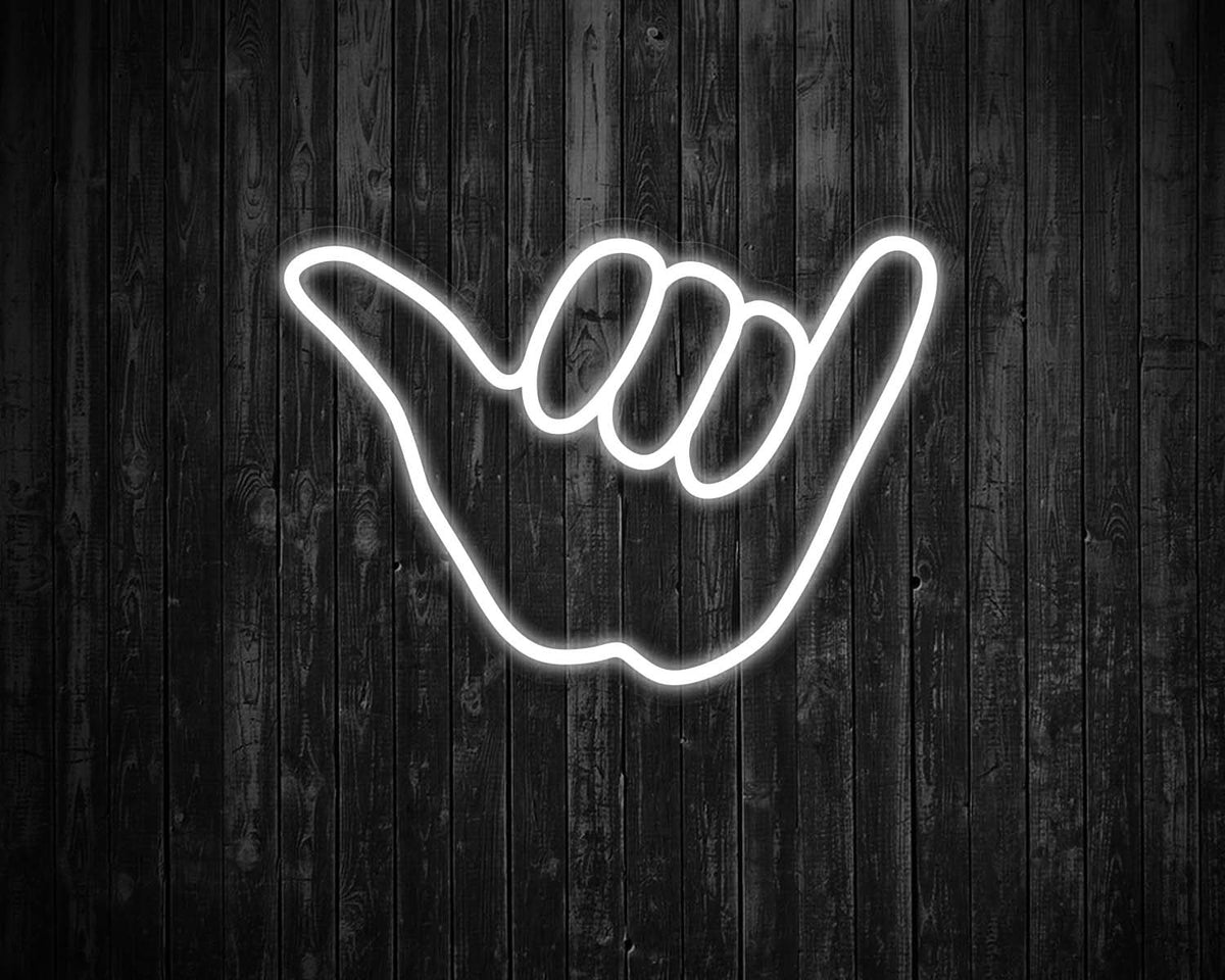 Hang Loose Hand Neon Sign