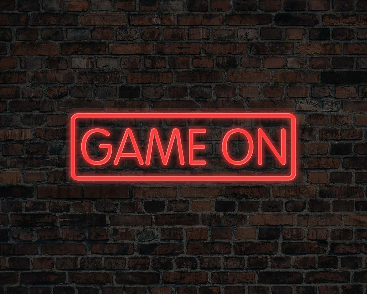 Game on Neon Sign