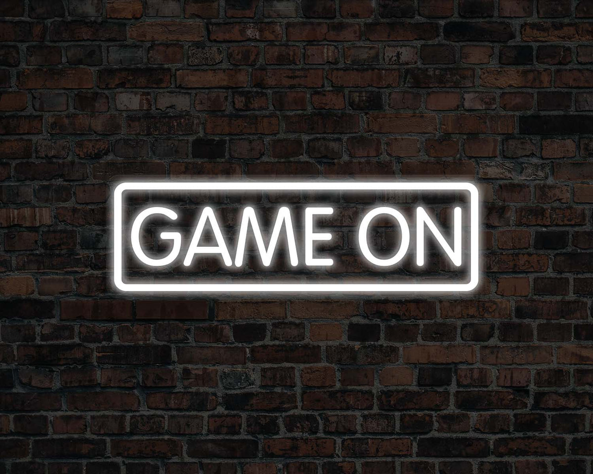 Game on Neon Sign