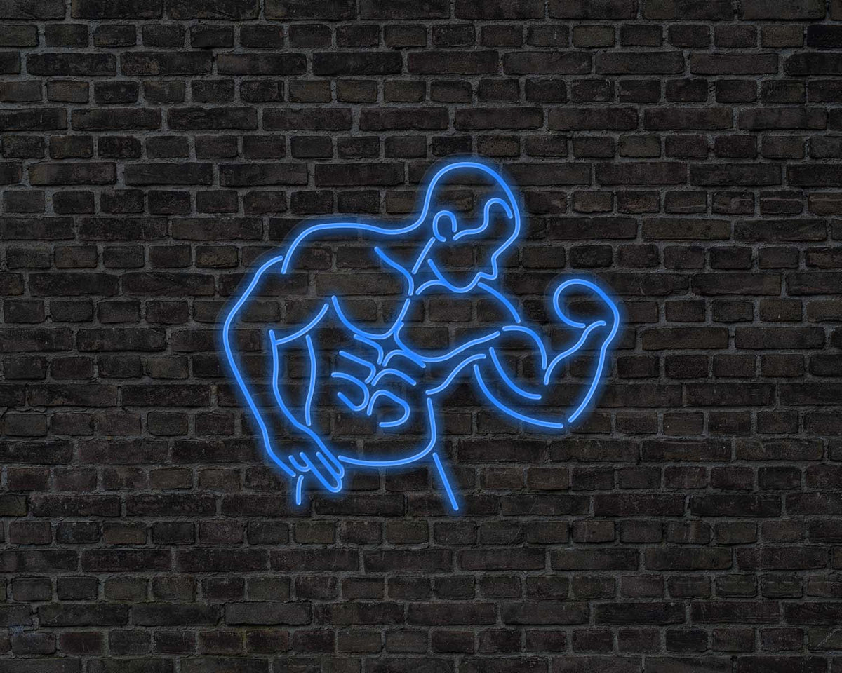 Bodybuilder Neon Sign