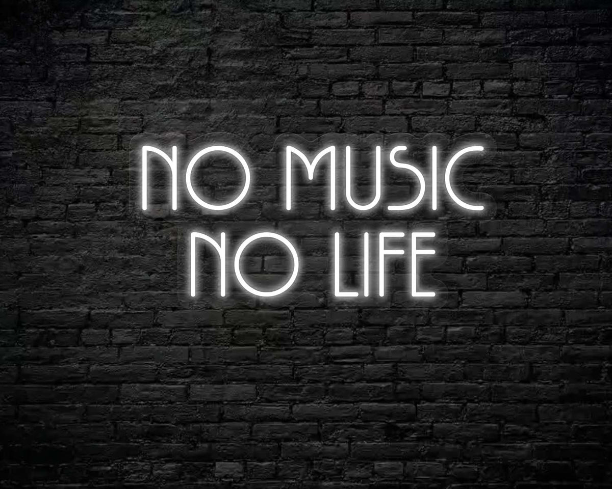 No Music No Life Neon Sign