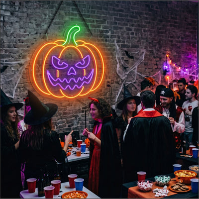 Halloween Pumpkin Neon