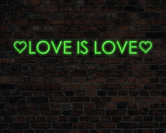 Love is Love Neon Sign