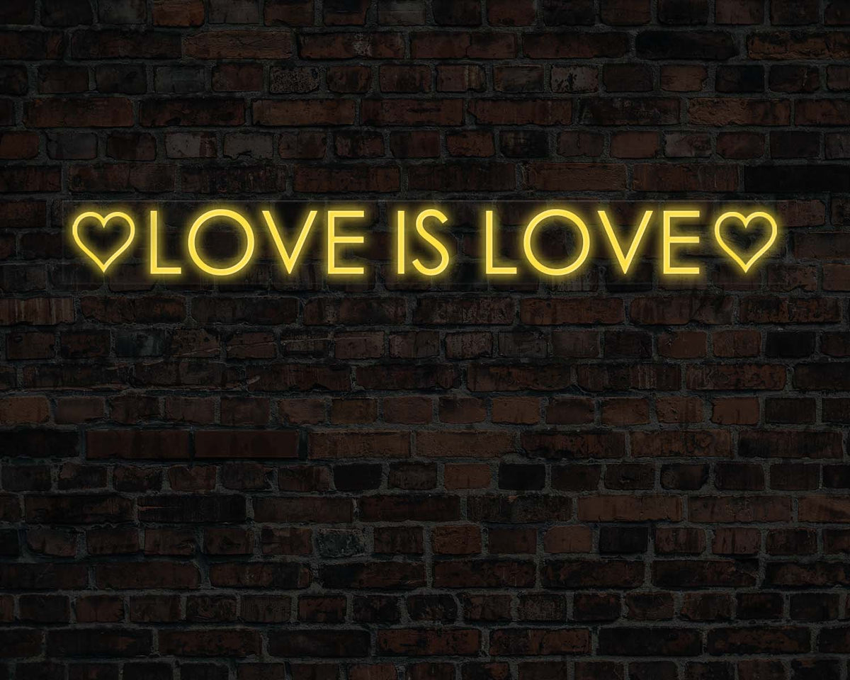 Love is Love Neon Sign
