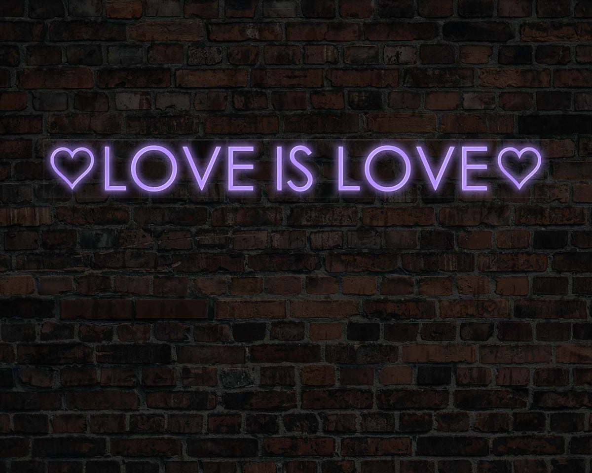 Love is Love Neon Sign
