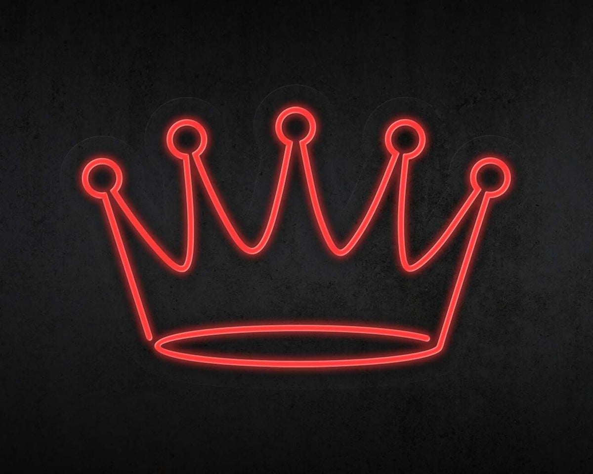 Crowned King Neon Sign