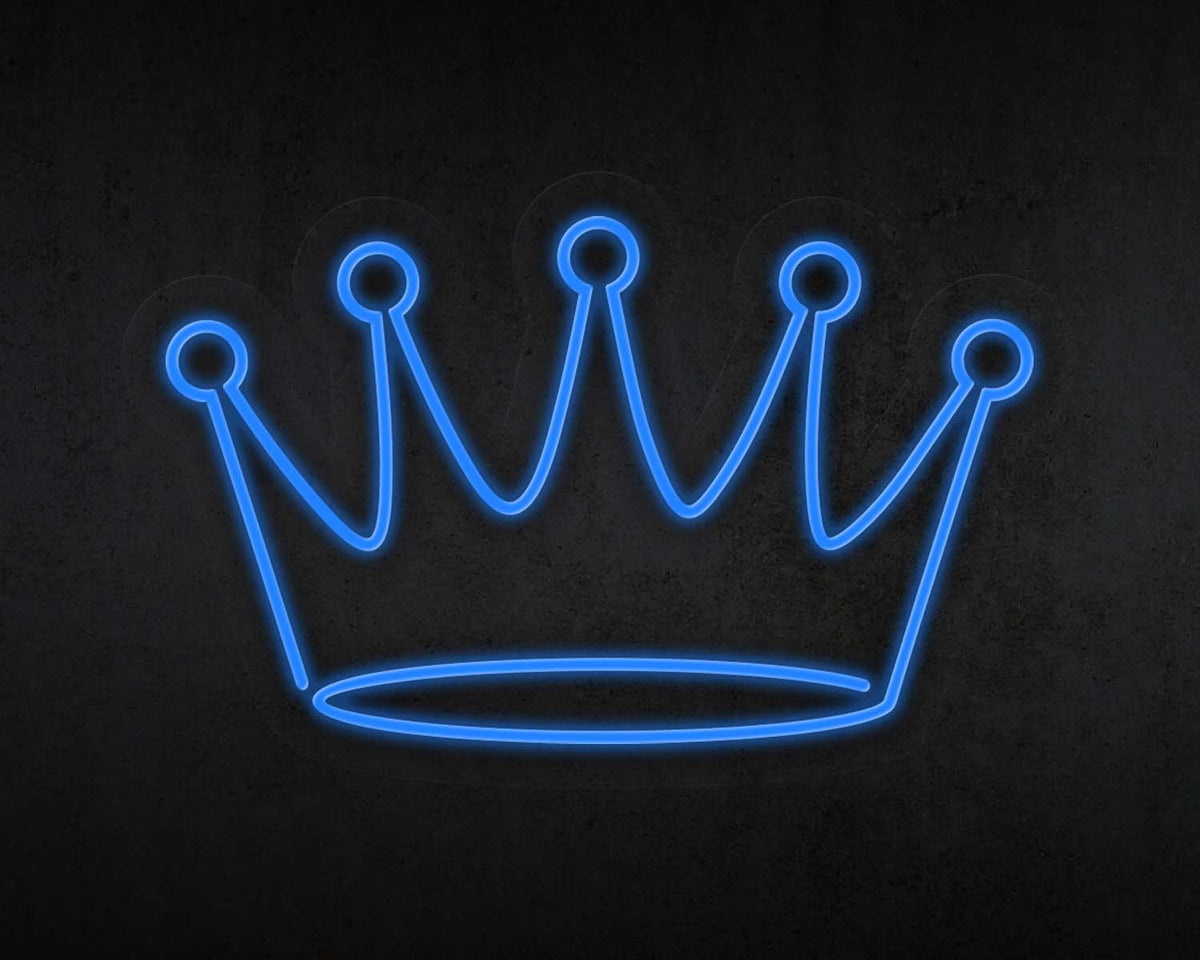 Crowned King Neon Sign