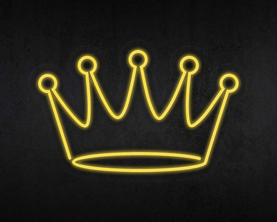Crowned King Neon Sign