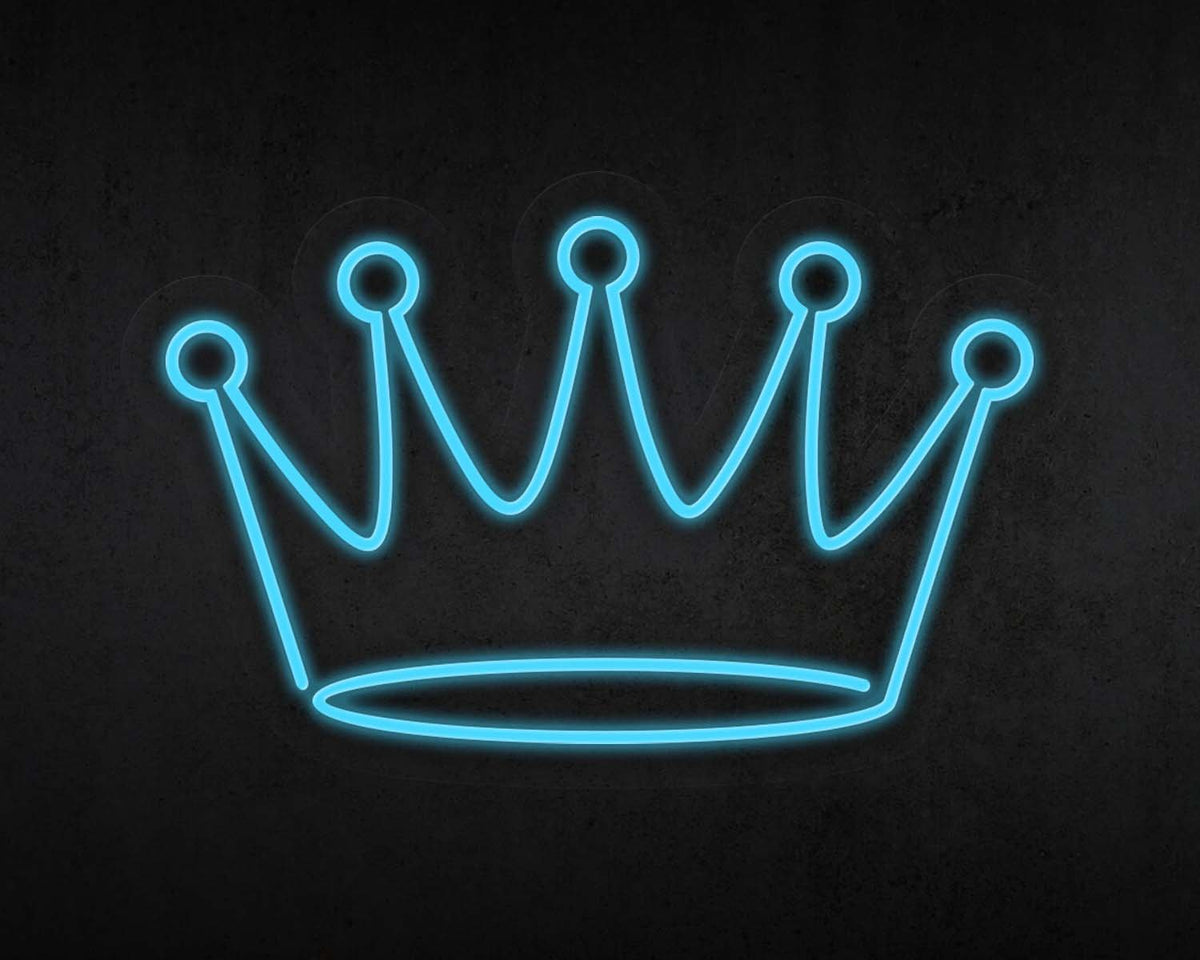 Crowned King Neon Sign