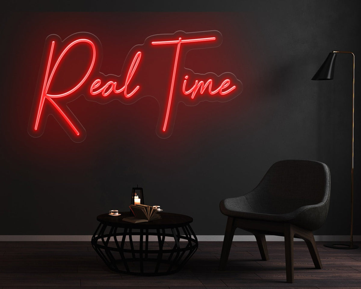 Real Time Neon Sign
