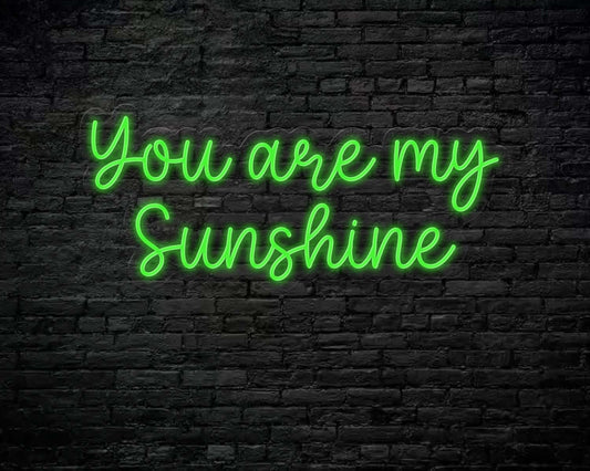 You  are my sunshine Neon Sign