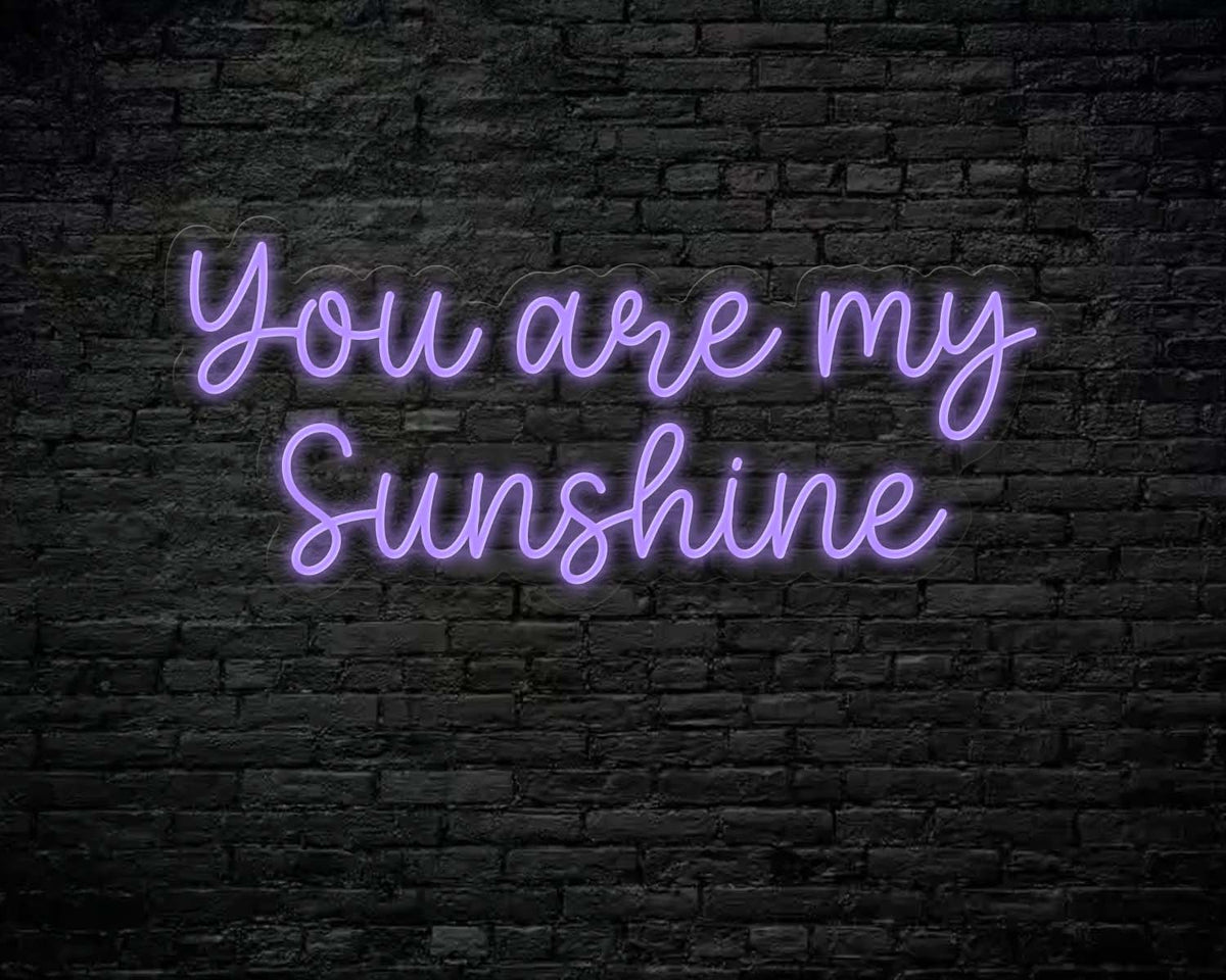 You  are my sunshine Neon Sign
