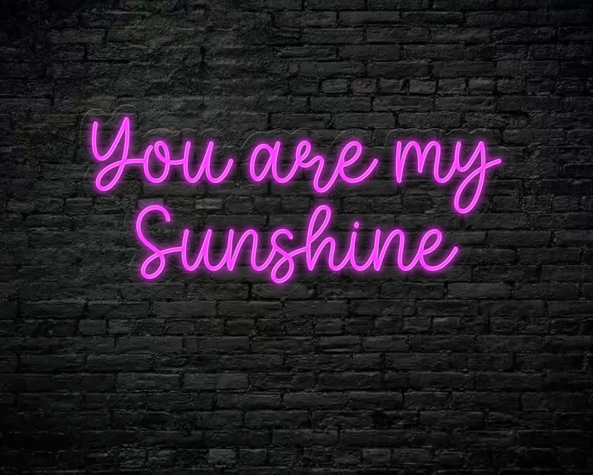 You  are my sunshine Neon Sign