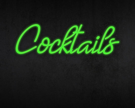 Cocktails Neon Sign