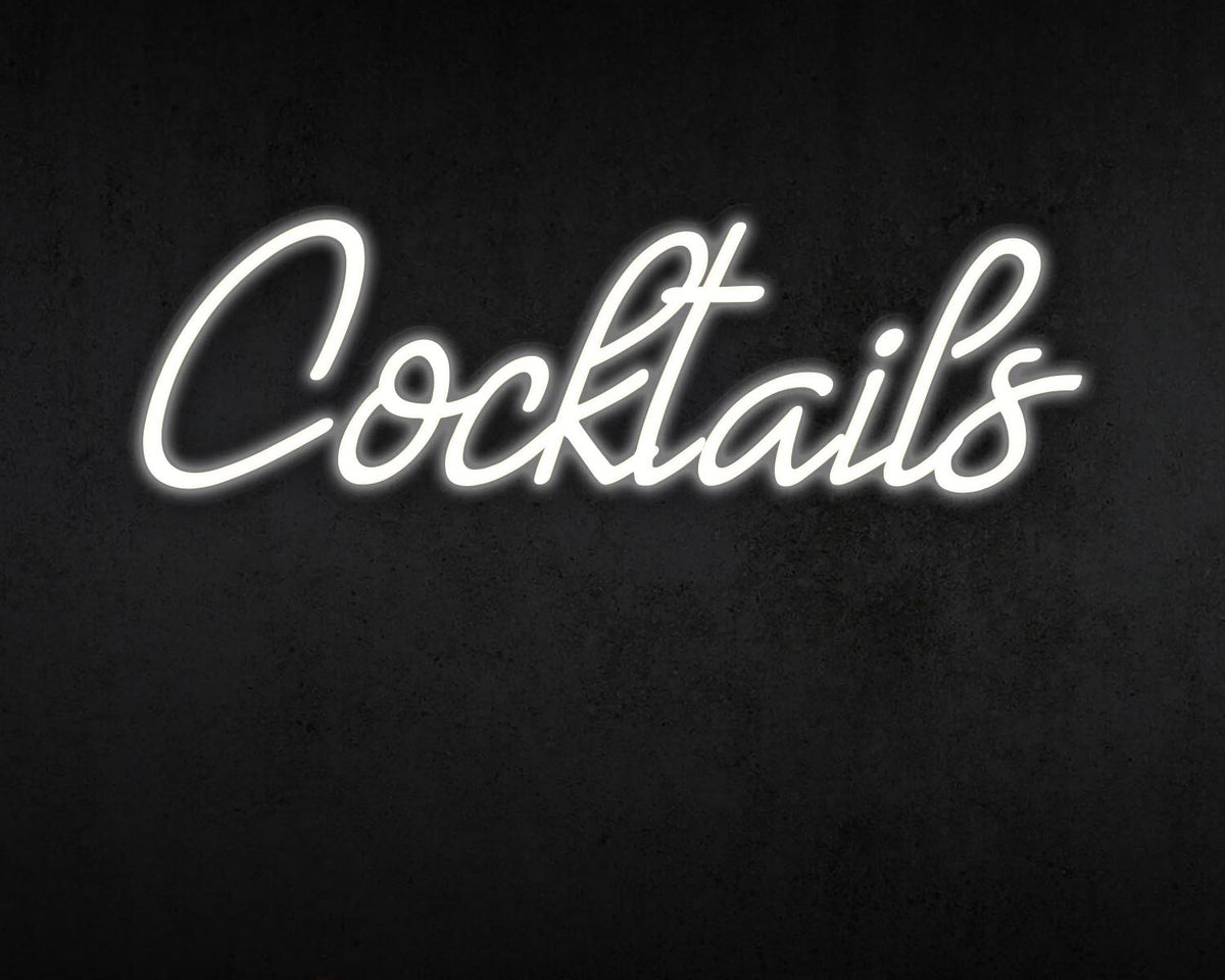 Cocktails Neon Sign