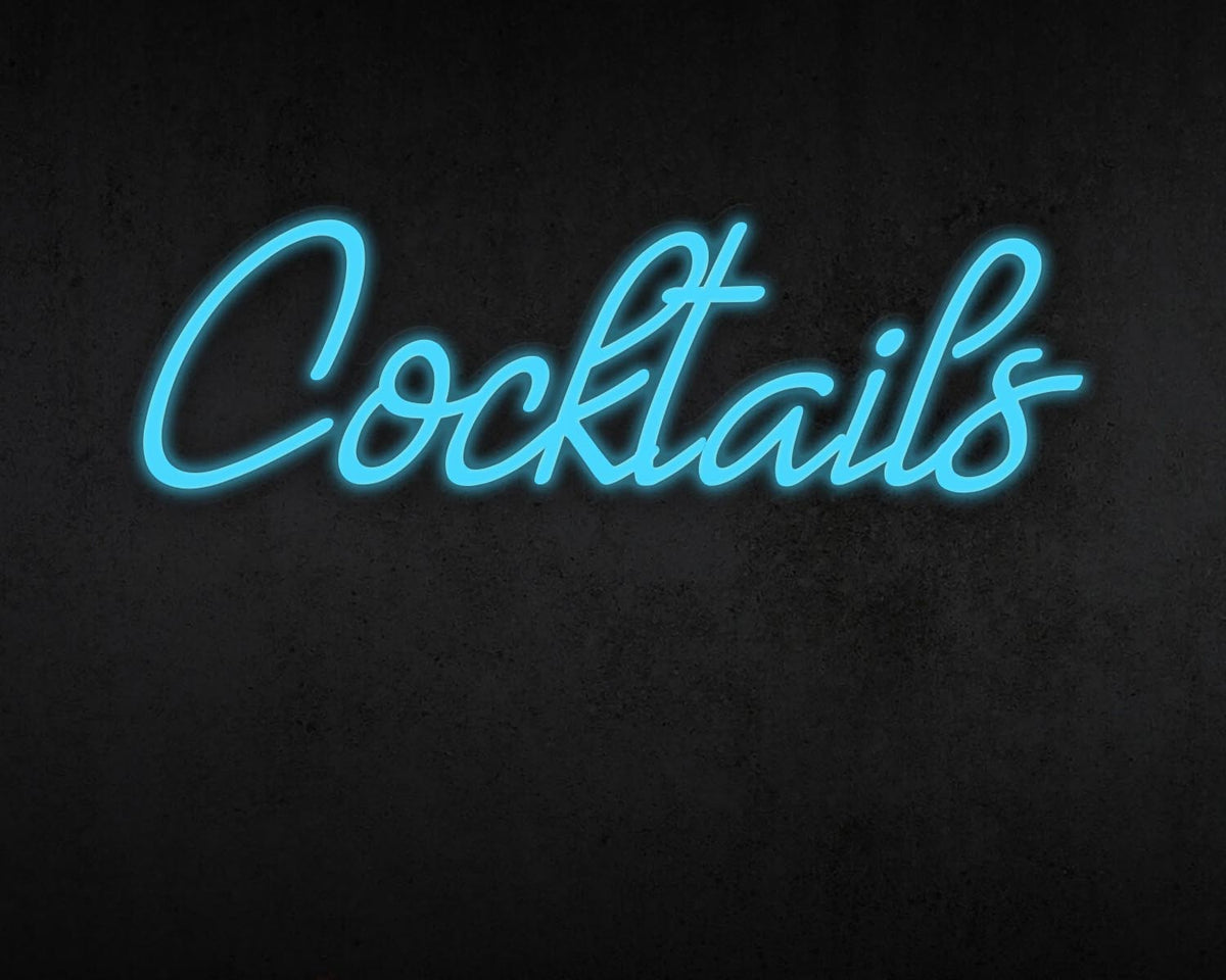 Cocktails Neon Sign