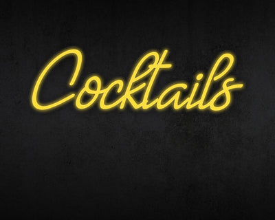 Cocktails Neon Sign