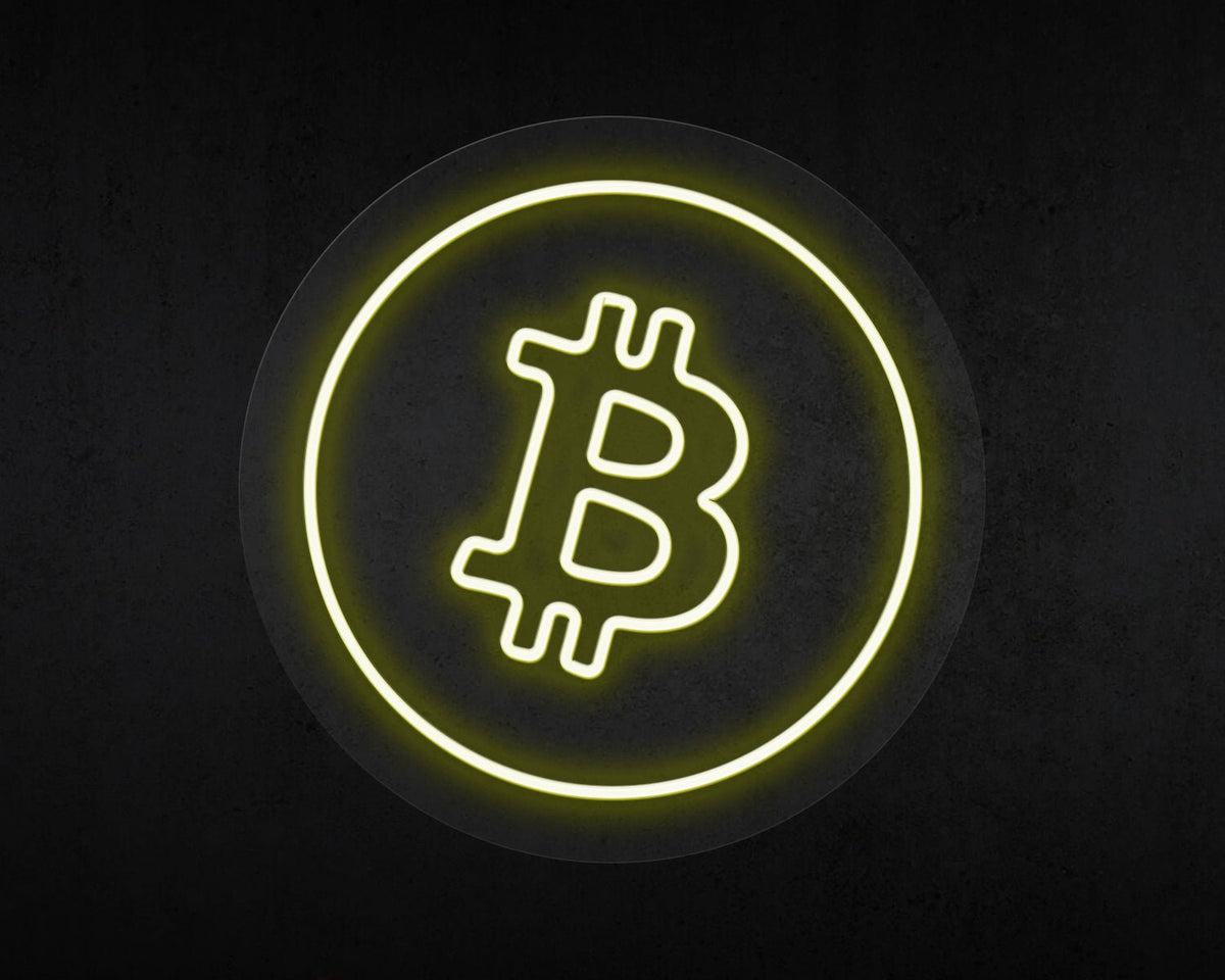 BitCoin Neon Sign