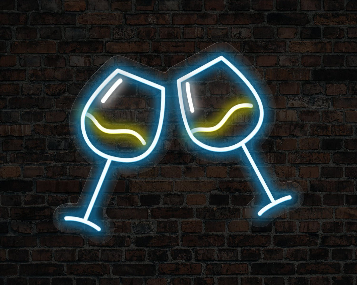 Glass  Neon Sign